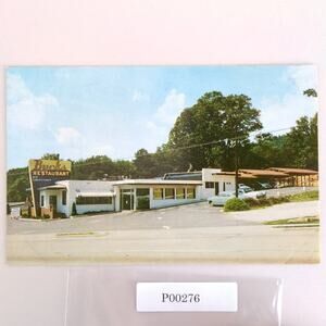 Vintage Postcard 1950s Buck's Famous Restaurant Asheville North Carolina Unused